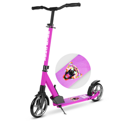 BOLDCUBE Big 2 Wheeler Scooter Purple 8yrs-Adult