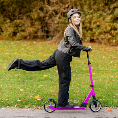 BOLDCUBE Big 2 Wheeler Scooter Purple 8yrs-Adult