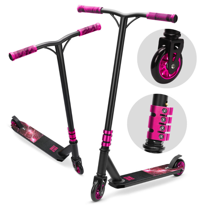 BOLDCUBE Deluxe Stunt Scooter Pink 8+ years