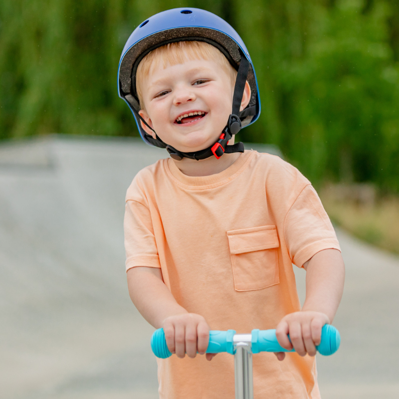 BOLDCUBE Galaxy Sky Blue Kids Helmet