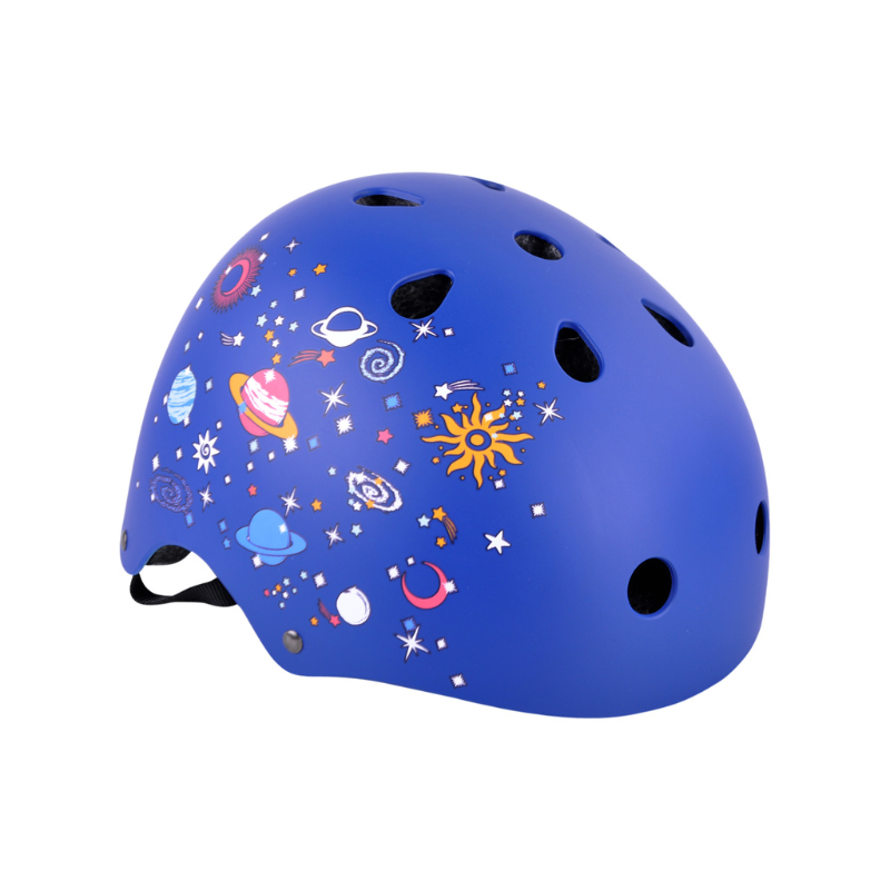 BOLDCUBE Galaxy Sky Blue Kids Helmet