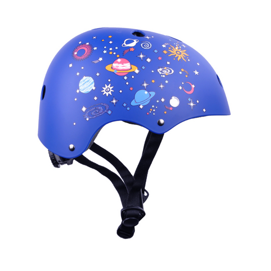 BOLDCUBE Galaxy Sky Blue Kids Helmet