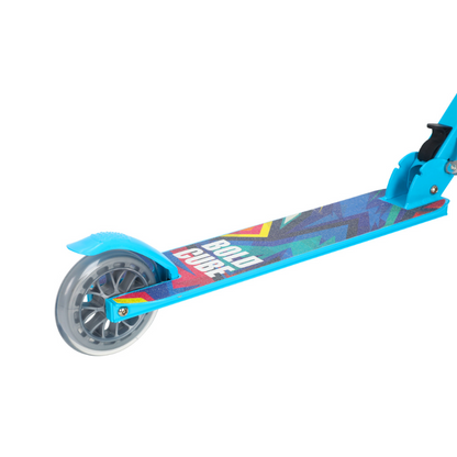 BOLDCUBE Kids 2 Wheel Foldable Scooter Blue 4-9 years