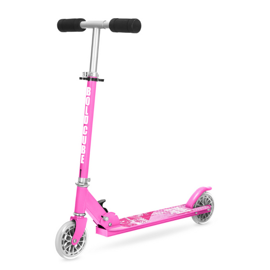 BOLDCUBE Kids 2 Wheel Scooter Pink 4-9 years