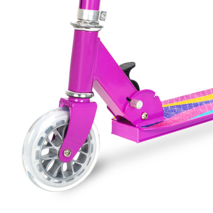 BOLDCUBE Kids 2 Wheel Scooter Purple 4-9 years