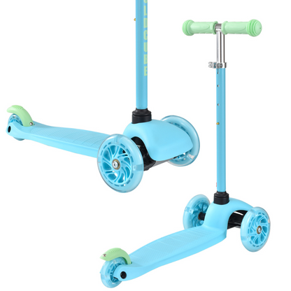 BOLDCUBE Kids Blue & Green Teeny 3 Wheel Scooter 2-5 years