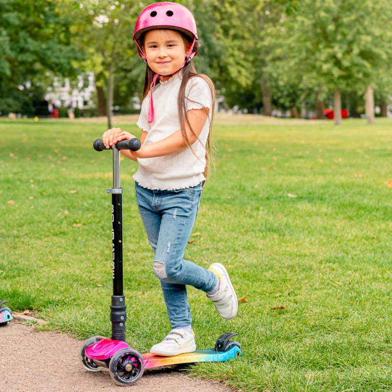 BOLDCUBE Kids Candy Floss Big 3 Wheel Scooter 5+ years