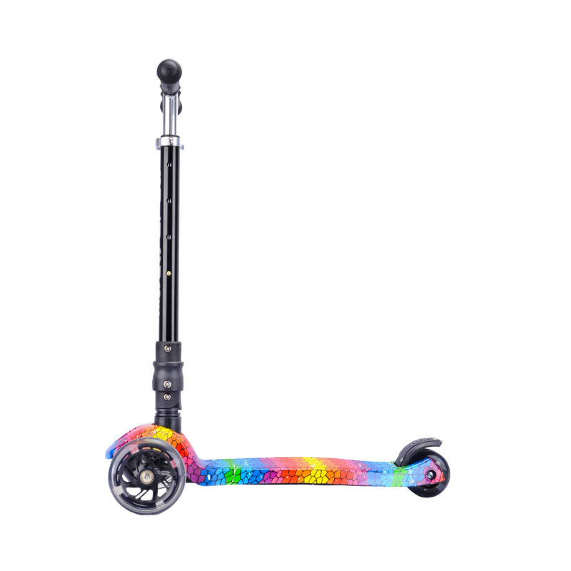 BOLDCUBE Kids Crystal Rubix Big 3 Wheel Scooter 5+ years