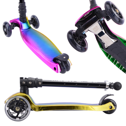 BOLDCUBE Kids Dark Night Big 3 Wheel Scooter 5+ years