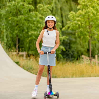 BOLDCUBE Kids Dark Night Big 3 Wheel Scooter 5+ years