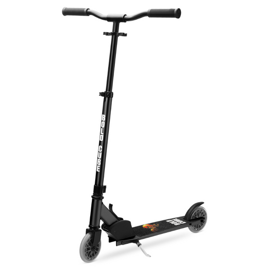 BOLDCUBE Kids Deluxe 2 Wheel Scooter Black 6-14 years