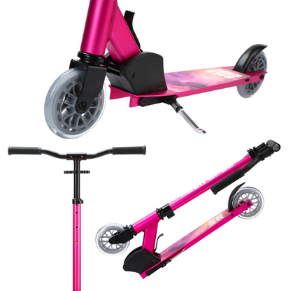 BOLDCUBE Kids Deluxe 2 Wheel Scooter Fuchsia 6-14 years