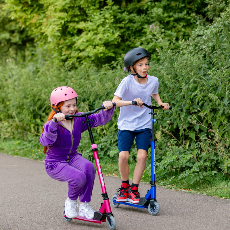 BOLDCUBE Kids Deluxe 2 Wheel Scooter Fuchsia 6-14 years