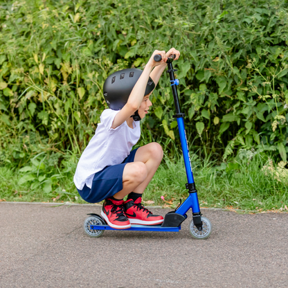 BOLDCUBE Kids Deluxe 2 Wheel Scooter Sapphire 6-14 years