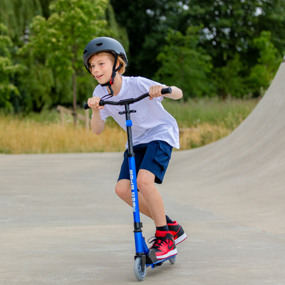 BOLDCUBE Kids Deluxe 2 Wheel Scooter Sapphire 6-14 years