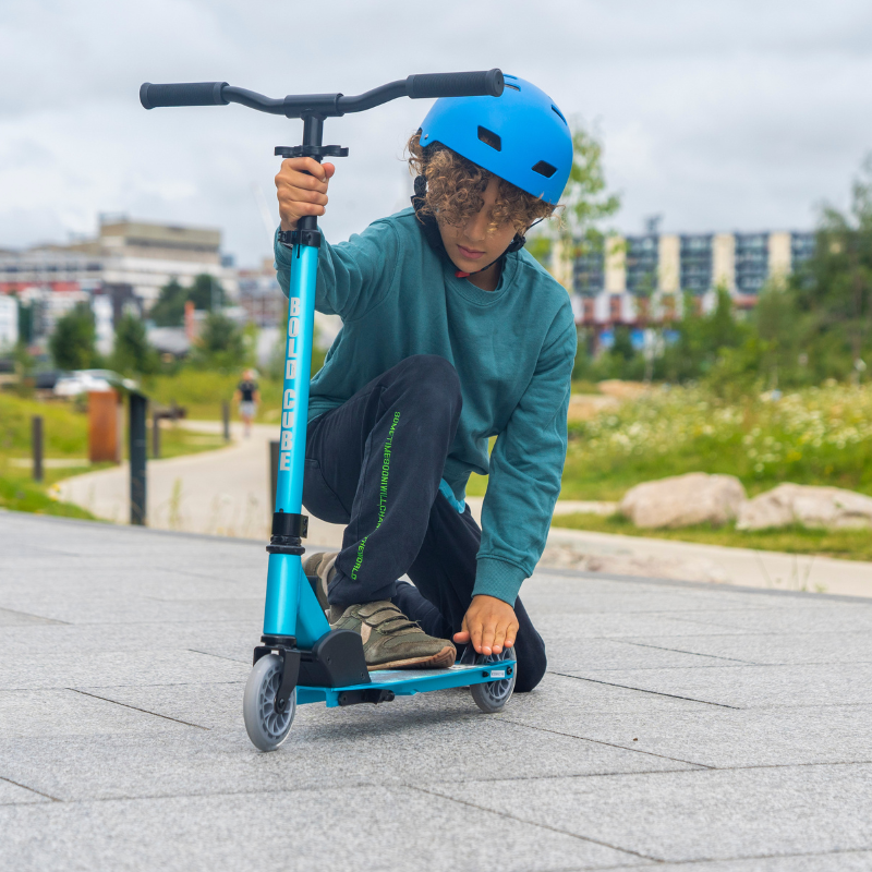 BOLDCUBE Kids Deluxe 2 Wheel Scooter Turquoise 6-14 years