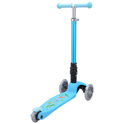 BOLDCUBE Kids Dinosaur Teeny Fold 3 Wheel Scooter 2-8 years