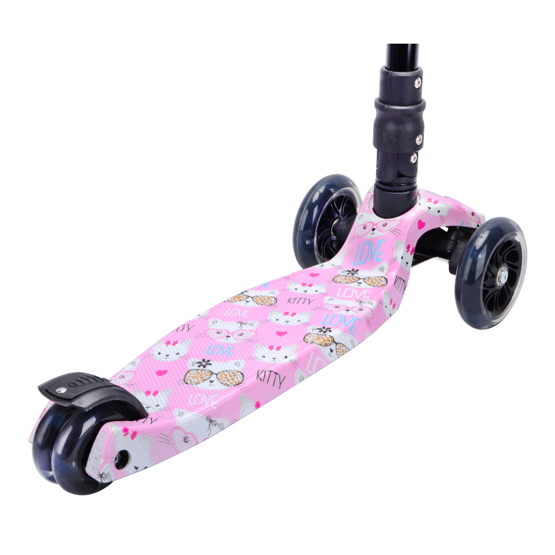 BOLDCUBE Kids Kitty Love Big 3 Wheel Scooter 5+ years