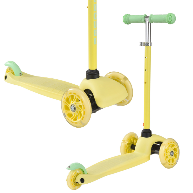 BOLDCUBE Kids Lemon Teeny 3 Wheel Scooter 2-5 years