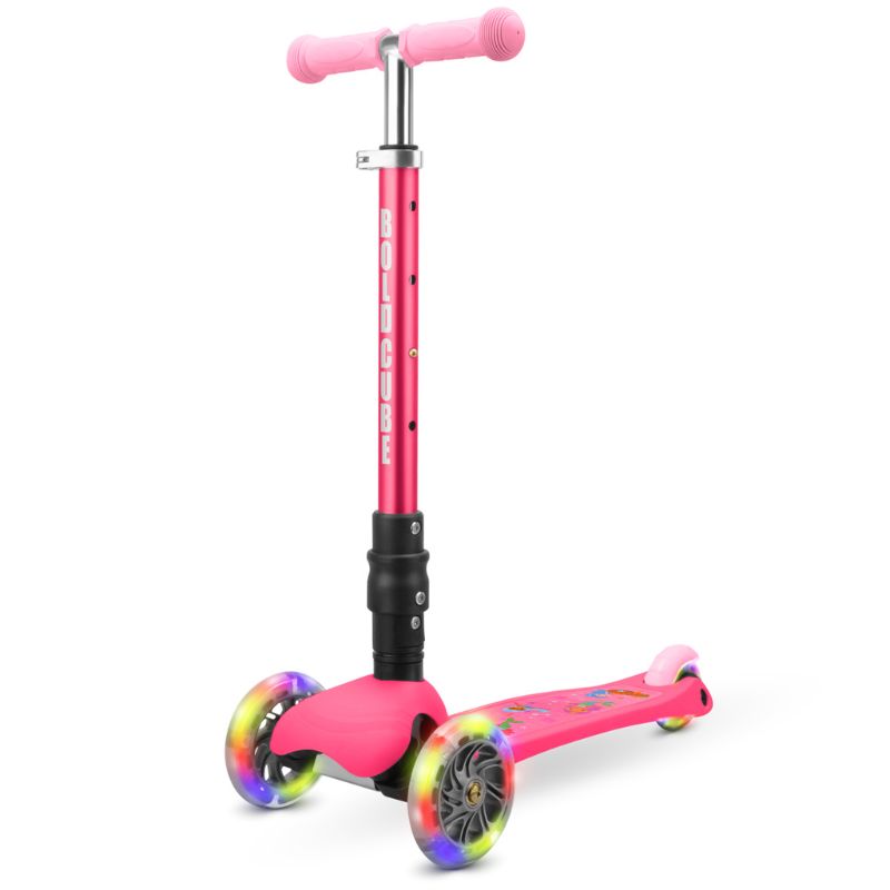 BOLDCUBE Kids Mermaid Teeny Fold 3 Wheel Scooter 2-8 years