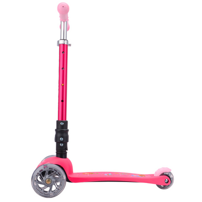 BOLDCUBE Kids Mermaid Teeny Fold 3 Wheel Scooter 2-8 years