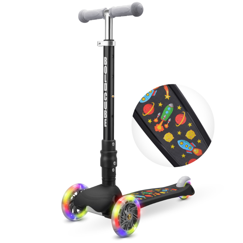 BOLDCUBE Kids Rocket Teeny Fold 3 Wheel Scooter 2-8 years