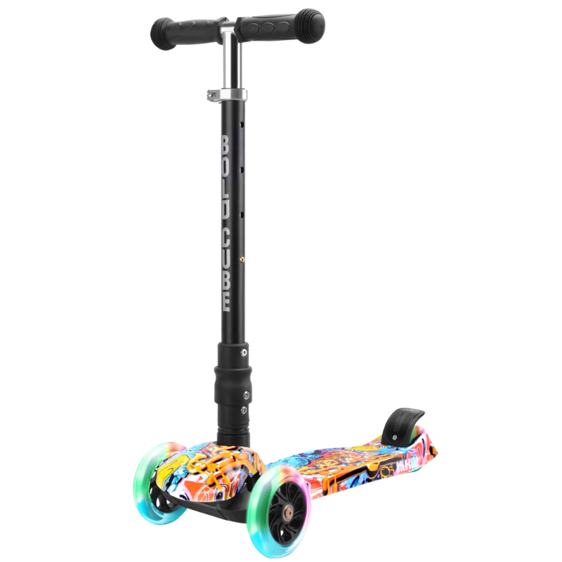 BOLDCUBE Kids Street Graffiti Big 3 Wheel Scooter 5+ years