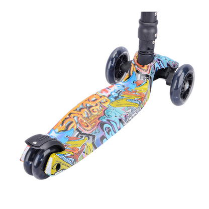 BOLDCUBE Kids Street Graffiti Big 3 Wheel Scooter 5+ years