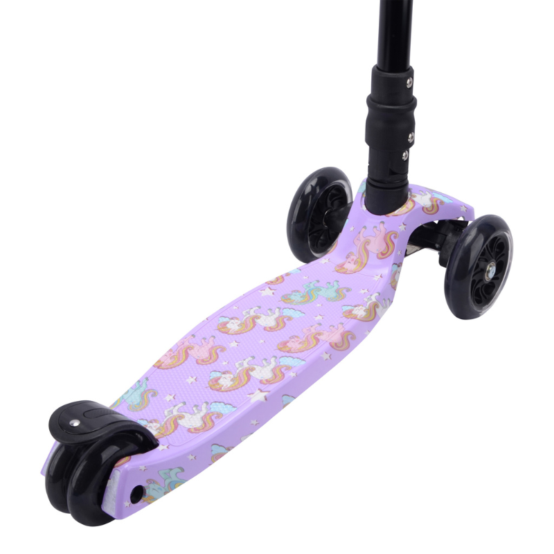 BOLDCUBE Kids Unicorn Land Big 3 Wheel Scooter 5+ years