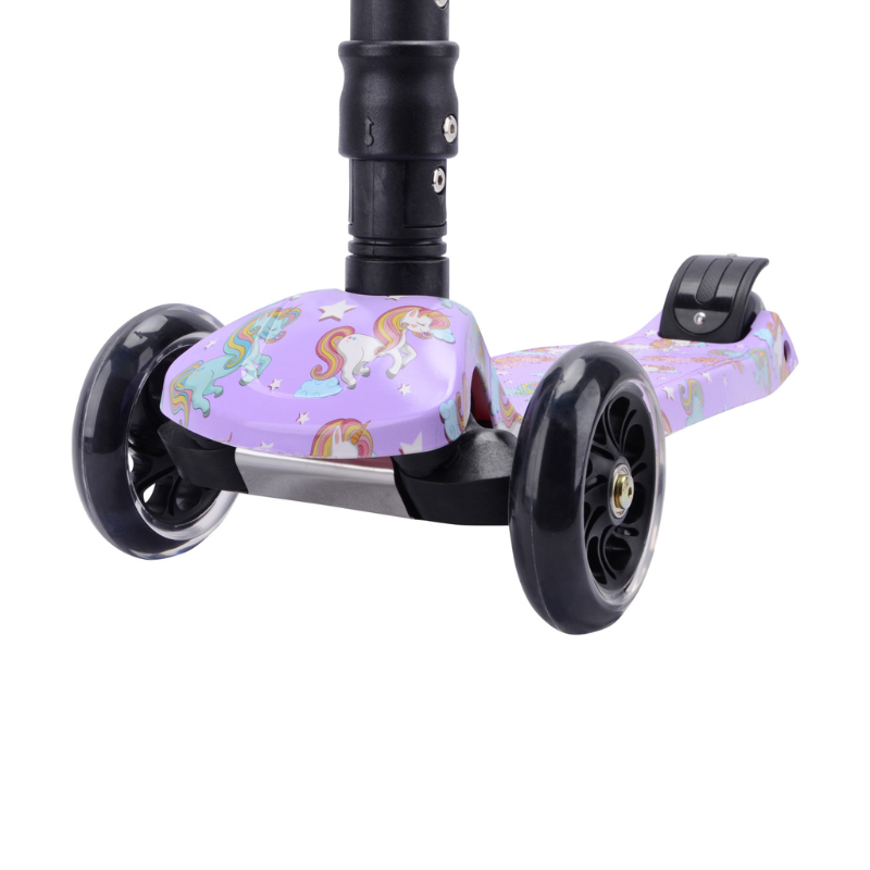 BOLDCUBE Kids Unicorn Land Big 3 Wheel Scooter 5+ years