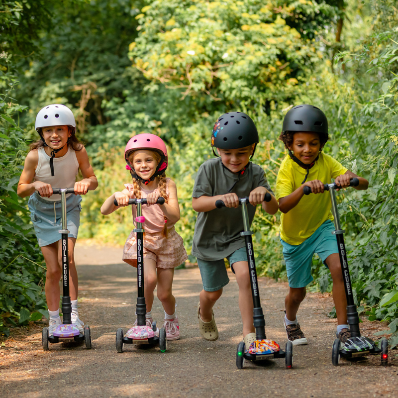 BOLDCUBE Kids Unicorn Land Big 3 Wheel Scooter 5+ years