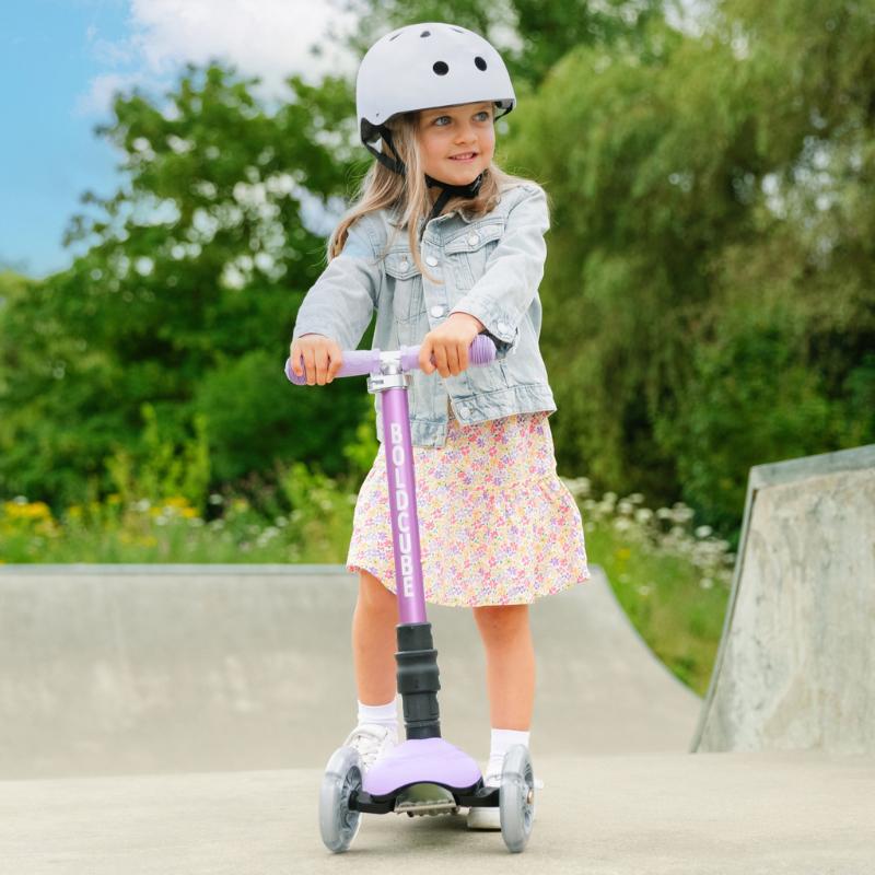 BOLDCUBE Kids Unicorn Teeny Fold 3 Wheel Scooter 2-8 years