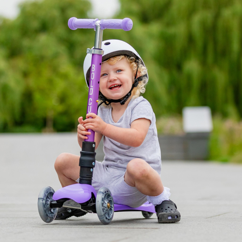 BOLDCUBE Kids Unicorn Teeny Fold 3 Wheel Scooter 2-8 years