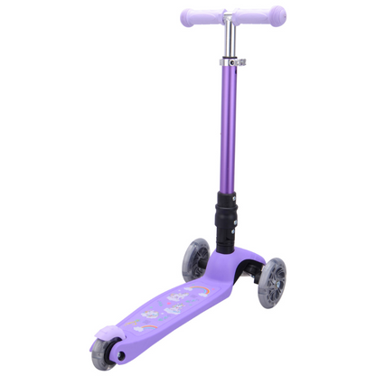 BOLDCUBE Kids Unicorn Teeny Fold 3 Wheel Scooter 2-8 years