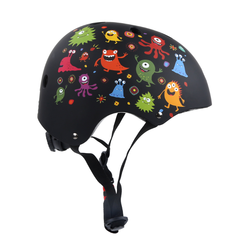 BOLDCUBE Monster Party Black Kids Helmet