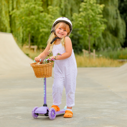 BOLDCUBE Kids Lilac Teeny 3 Wheel Scooter 2-5 years