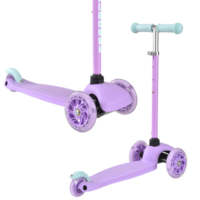 BOLDCUBE Kids Lilac Teeny 3 Wheel Scooter 2-5 years