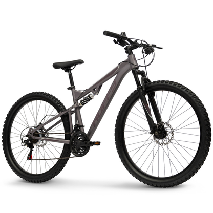 Dual Suspension Adult Mountain Bike- Marker 27.5" 21 speed Heather