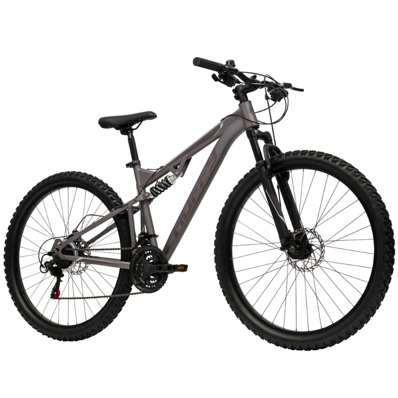Dual Suspension Adult Mountain Bike- Marker 27.5" 21 speed Heather