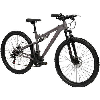 Dual Suspension Adult Mountain Bike- Marker 27.5" 21 speed Heather