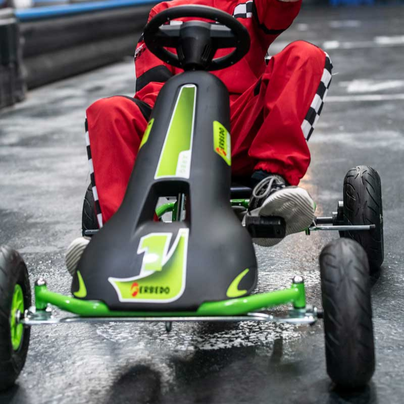 FERBEDO Go Kart AR 8G Green 5-11 Years