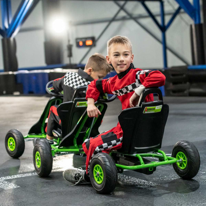 FERBEDO Go Kart AR 8G Green 5-11 Years