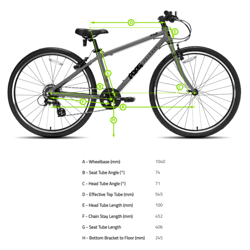 FROG BIKE 67 Step Over 26" Bike 10-12 years