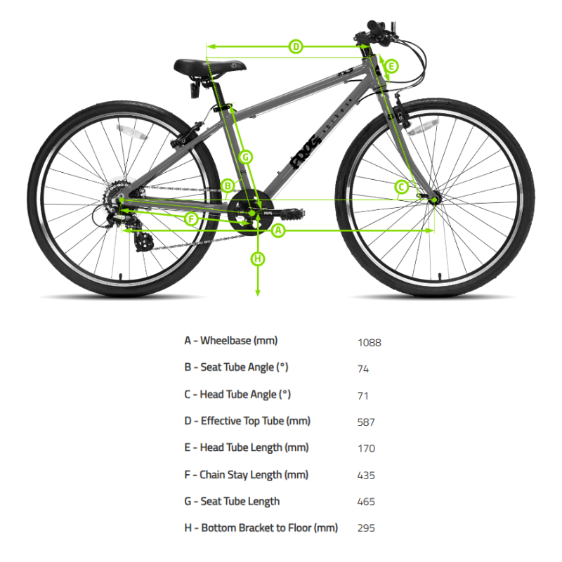 FROG BIKE 78 Step Over 26" Bike 13+ years