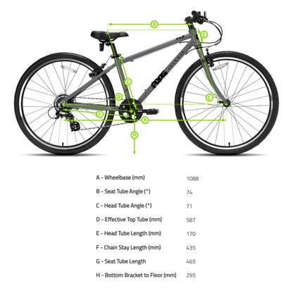 FROG BIKE 78 Step Over 26" Bike 13+ years