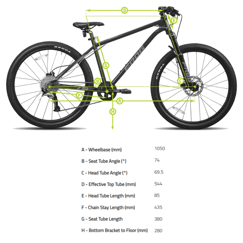 FROG BIKE 69 26" Mountain Bike 10-12 years