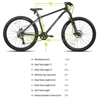 FROG BIKE 72 26" Mountain Bike 13+ years