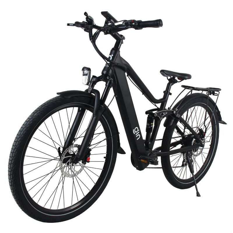 GIN X 250W: Electric Hybrid Bike Crossbar Black GREEN DEAL