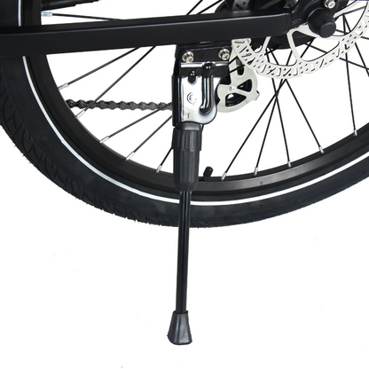 GIN X 250W: Electric Hybrid Bike Crossbar Black- Full Suspension