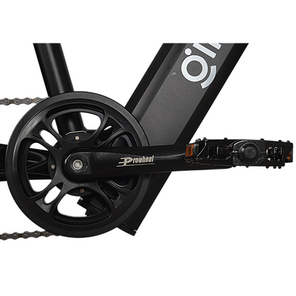 GIN X 250W: Electric Hybrid Bike Crossbar Black- Sleek Display